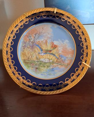 Piatto decorato in Limoges