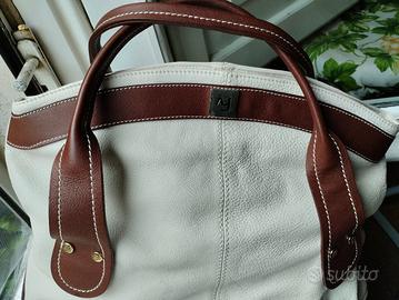 borsa pelle panna