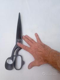 FORBICI ANTICHE DA SARTO IN FERRO BATTUTO 