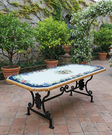 TAVOLO IN PIETRA LAVICA MIS. 200X100 CM. IN ITALIA