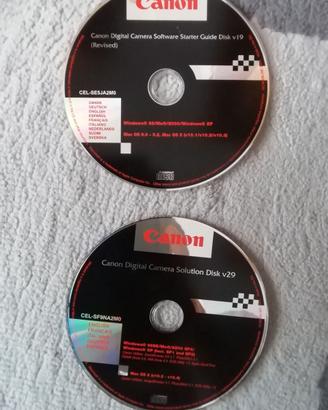 cd software e istruzioni canon