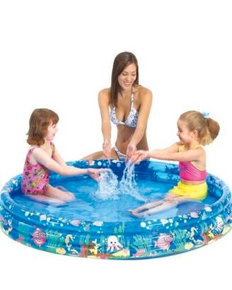 Piscina gonfiabile rosa 