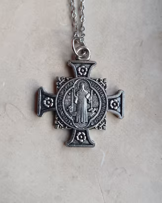 pendente acciaio con catena metallo 