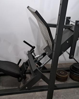 Pressa pesi palestra  fitness  crossfit + dischi