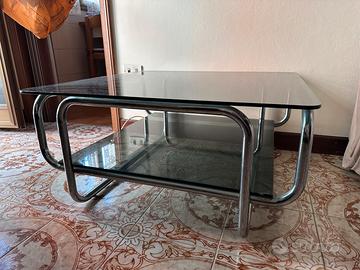 Tavolino in vetro 80x80