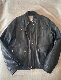 Giacca similpelle nera