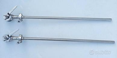 Morsetto snodato per tubo ø 25 con asta aisi 316