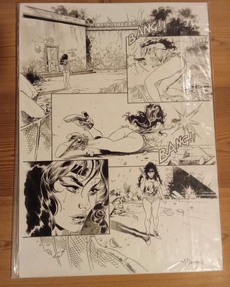Tavola Originale fumetto Ramba N8 