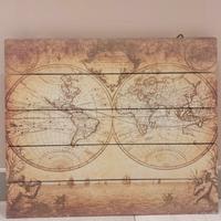 Quandro mappamondo antico!