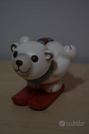 Statuina THUN Orso Polare sugli Sci