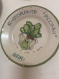 Piatti vintage del buon ricordo