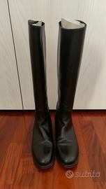 Stivali donna pelle neri