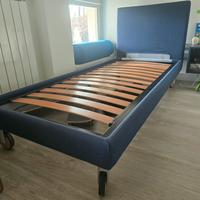 letto singolo con ruote