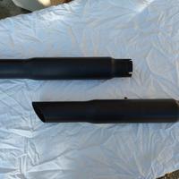 Coppia di terminali di scarico per moto custom