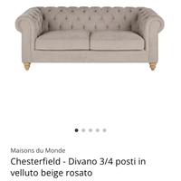 DIVANO CHESTERFIELD MAISON DU MONDE