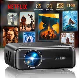 VIDEOPROIETTORE P62 Full HD 1080P Nativo Portatile