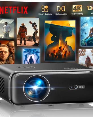 VIDEOPROIETTORE P62 Full HD 1080P Nativo Portatile