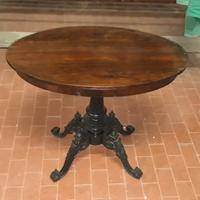 TAVOLINO OVALE D'EPOCA VINTAGE