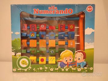 Abaco alfabeto in legno Lima Toys