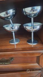 coppe acciaio vintage