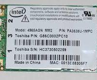 Scheda wi fi n Intel 4965AGN notebook 300 Mbps MM2