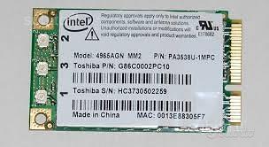 Scheda wi fi n Intel 4965AGN notebook 300 Mbps MM2