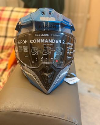 Casco integrale AIROH nuovo completo di scatolo