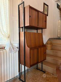 Libreria vintage anni 60 svedese
