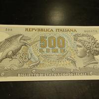 Banconota 500 Lire Aretusa 1966 – FDS - Decentrata