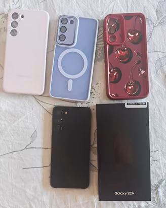Samsung galaxy s23 + plus come nuovo con cover
