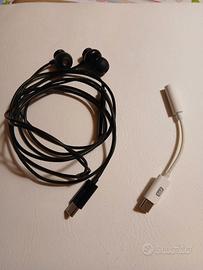 auricolare e jack type-c Cellularline