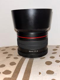 Obiettivo nikon 1.8 85 mm manuale