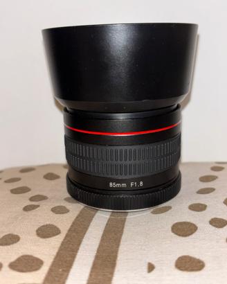 Obiettivo nikon 1.8 85 mm manuale
