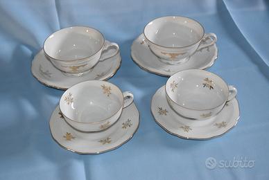 Servizio da tè per 4 ceramica Bavaria