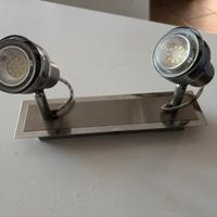Lampadario a 2 faretti