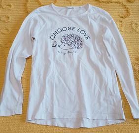 MAGLIETTA MANICHE LUNGHE BAMBINA