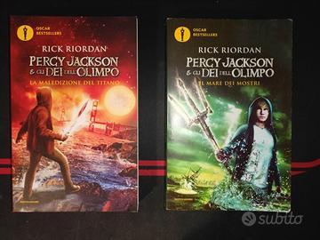 Lotto due libri di Percy Jackson