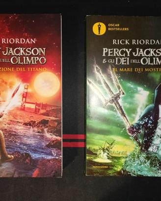 Lotto due libri di Percy Jackson
