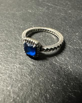 Anello Pandora argento 925 con pietra mis 50