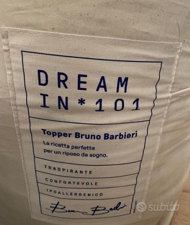 Topper Dreamin 101Bruno Barbieri e cuscini wenatex - Arredamento e