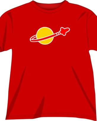 Maglietta rossa Classic Lego Space Logo