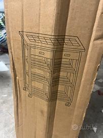Carrello cucina in legno