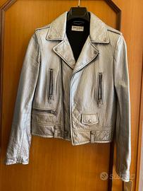 Giubbotto Chiodo Biker Saint Laurent donna