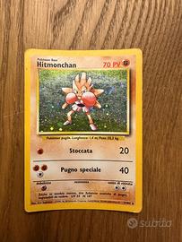 Pokemon Hitmonchan 7/102 holo set base ita
