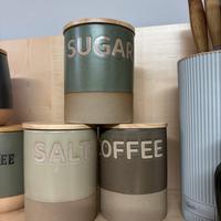 Tris sale zucchero e caffe