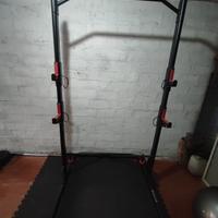 Rack 500 domyos decathlon rosso e nero