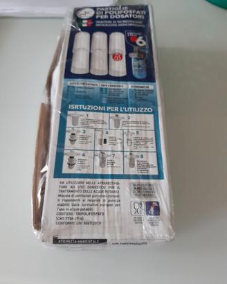 Pastiglie di polifosfati per dosatori caldaia