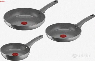 Lagostina Risorsa, Set Padelle Antiaderenti, 3 Pad