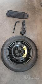 ruotino di scorta Fiat Panda 2015 r14