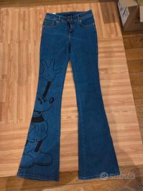 jeans a zampa benetton donna